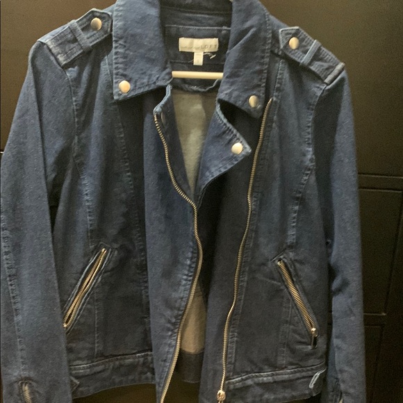 LOFT Blue Denim Jacket - Picture 4 of 9